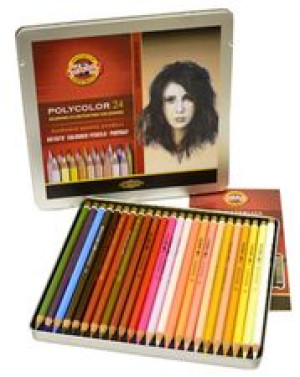 Koh i noor Polycolor Kredki Portret 24kol metal