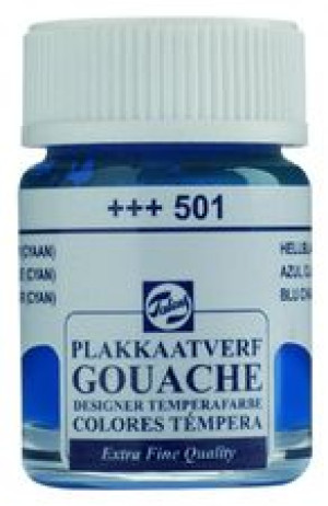 Talens Gouache Extra Fine Farba 16ml 501 Light Blu