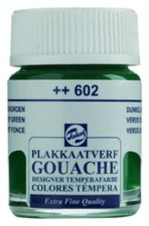 Talens Gouache Extra Fine Farba 16ml 602 DeepGreen
