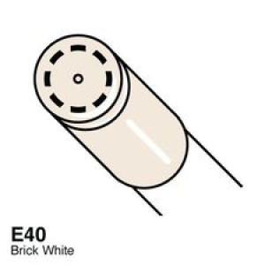 COPIC Ciao Marker E40 Brick White