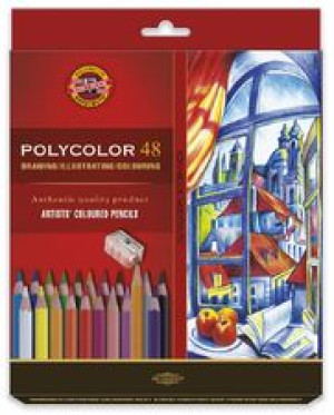 Koh i noor Polycolor Kredki 48kol+2 olówki karton