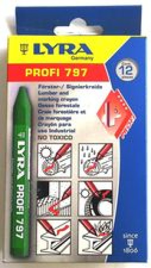 Lyra Profi797 Lubryka 12/120mm 6-kątna zielony