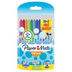 Długopisy Ink Joy mini 100RT 10 szt +2 gratis