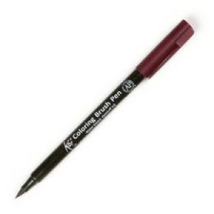 Sakura Koi Color Brush Marker 22 Burgundy