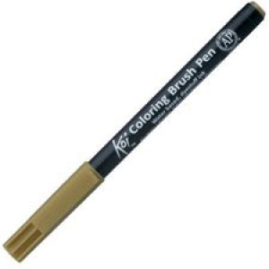 Sakura Koi Color Brush Marker 47 Raw Umber