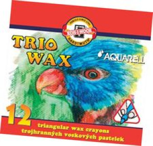 kredki Koh I Noor trio wax akwarelowe 12 kol