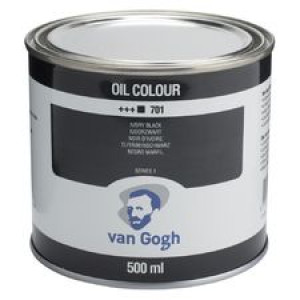 Talens Van Gogh farba olejna 500ml 701 Ivory Black