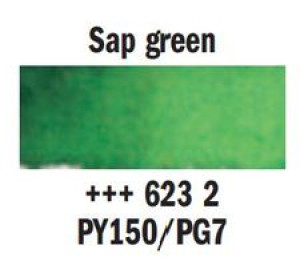Talens Rembrandt farba Water 20ml 623 sap green