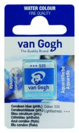 Talens Van Gogh Aquarel Farba kostki 535 Cer Blue