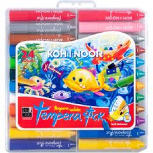 TEMPERA STICK kredki woskowe wykręcane dla dzieci