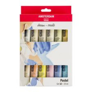Talens Amsterdam Standard akryl. Pastels 12x20ml