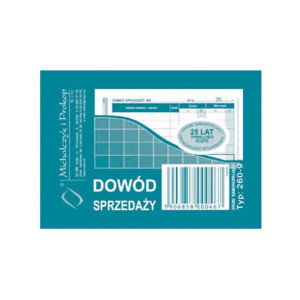 Dowód sprzedaży paragon A7 260-9