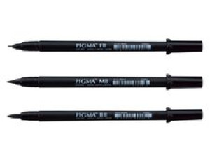 Pigma MB (Medium Brush), Black