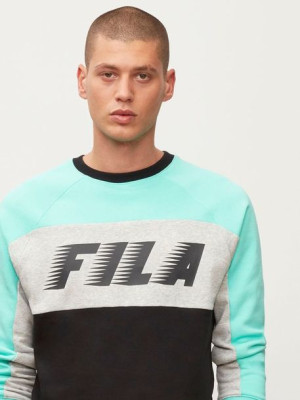 Bluza Fila Layton Colour Block Black/Cockato