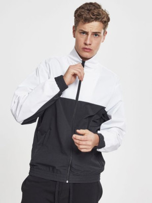 Kurtka Wiatrówka TB 2098 Retro Track Black/White