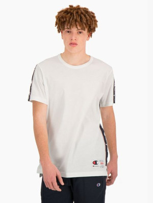 Tape Logo Script White