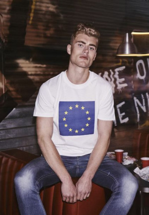 T-shirt Europe White