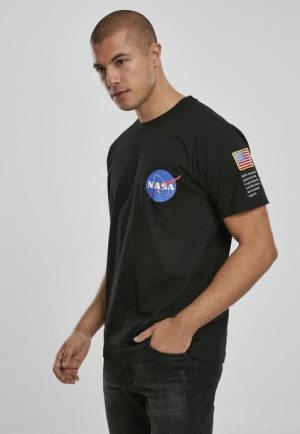NASA Insignia Logo Flag Black