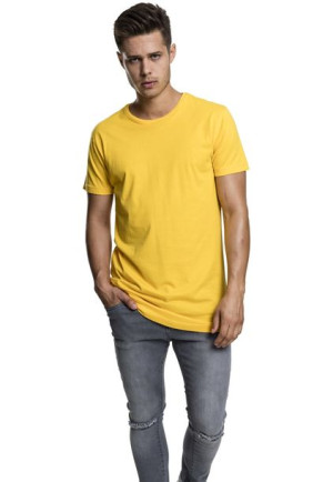 T-shirt Shaped Long Tee Yellow