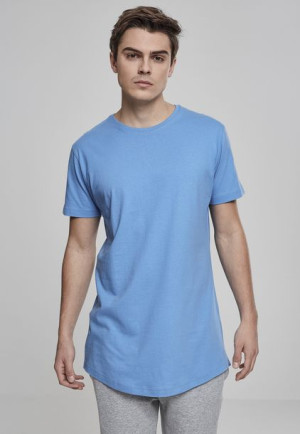 Shaped Long Tee Horizonblue