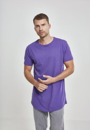 Shaped Long Tee Ultraviolet