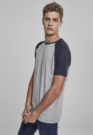Raglan Contrast Grey/Navy