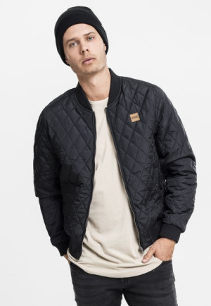 Diamond Quilt Nylon Black