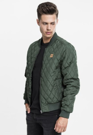 Diamond Quilt Nylon Olive