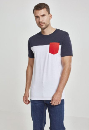 3-Tone Pocket White/Navy/Red