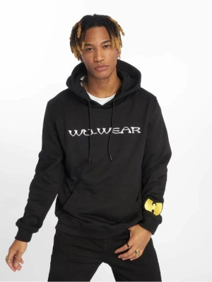 Embroidery Hoody Black