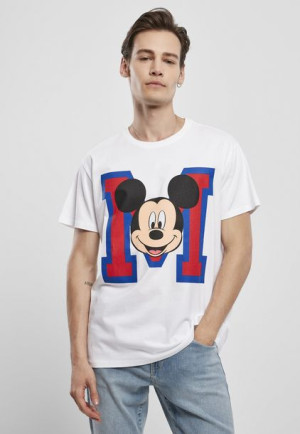 T-shirt Mickey Mouse M Face White