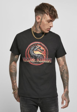 Mortal Kombat Logo Black