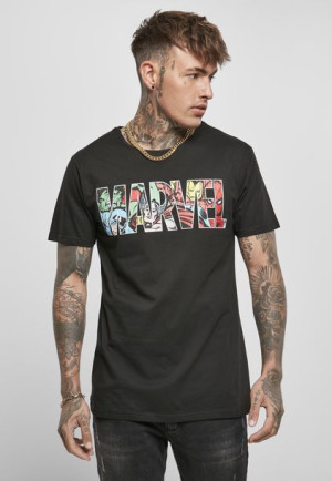 Marvel Logo Character Black