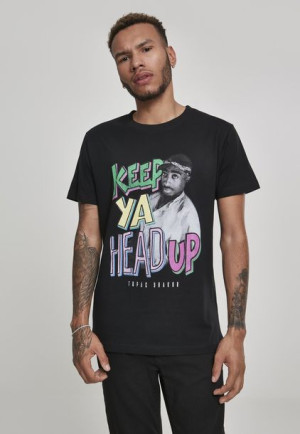 TuPac Keep Ya Head Up Black