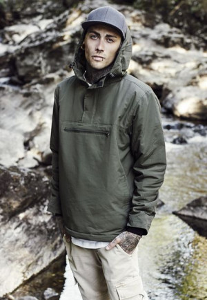 Padded Pull Over Olive