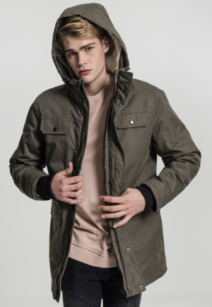 Heavy Cotton Parka Olive