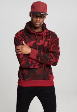 High Neck Burgundy Camo