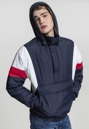 3-Tone Pull Over Navy/White/Red