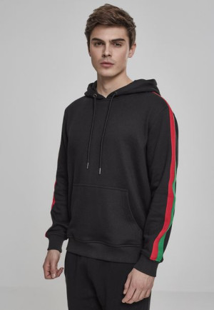 Stripe Shoulder Black/Red/Green