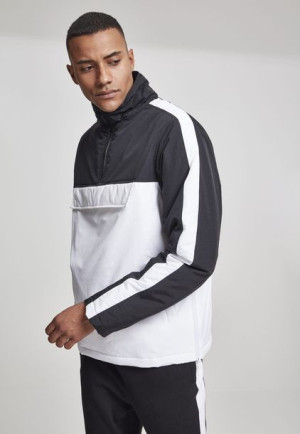 2-Tone Padded Pull Over White/Black
