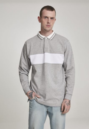 Rugby Panel Grey/White