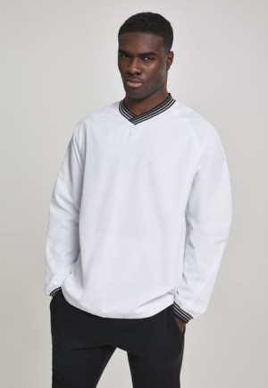 Warm Up Pull Over White/Grey