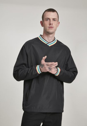 Warm Up Pull Over Black/Multicolor
