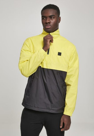 Stand Up Collar Pull Over Yellow/Black