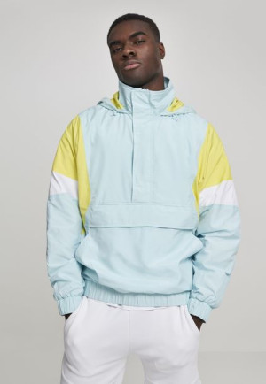 Light 3-Tone Pull Over Lightblue/Yellow/White