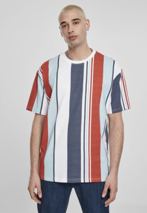 Heavy Oversized Big AOP Stripe Red