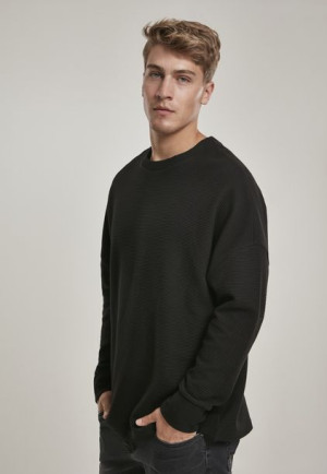 Cut On Sleeve Naps Interlock Black