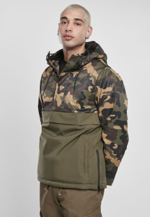 Camo Mix Pull Over Olive/Wood Camo