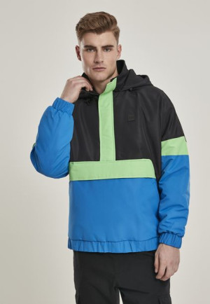 3-Tone Neon Mix Pull Over Black/Blue