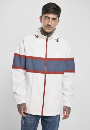 Crinkle Nylon Anorak White